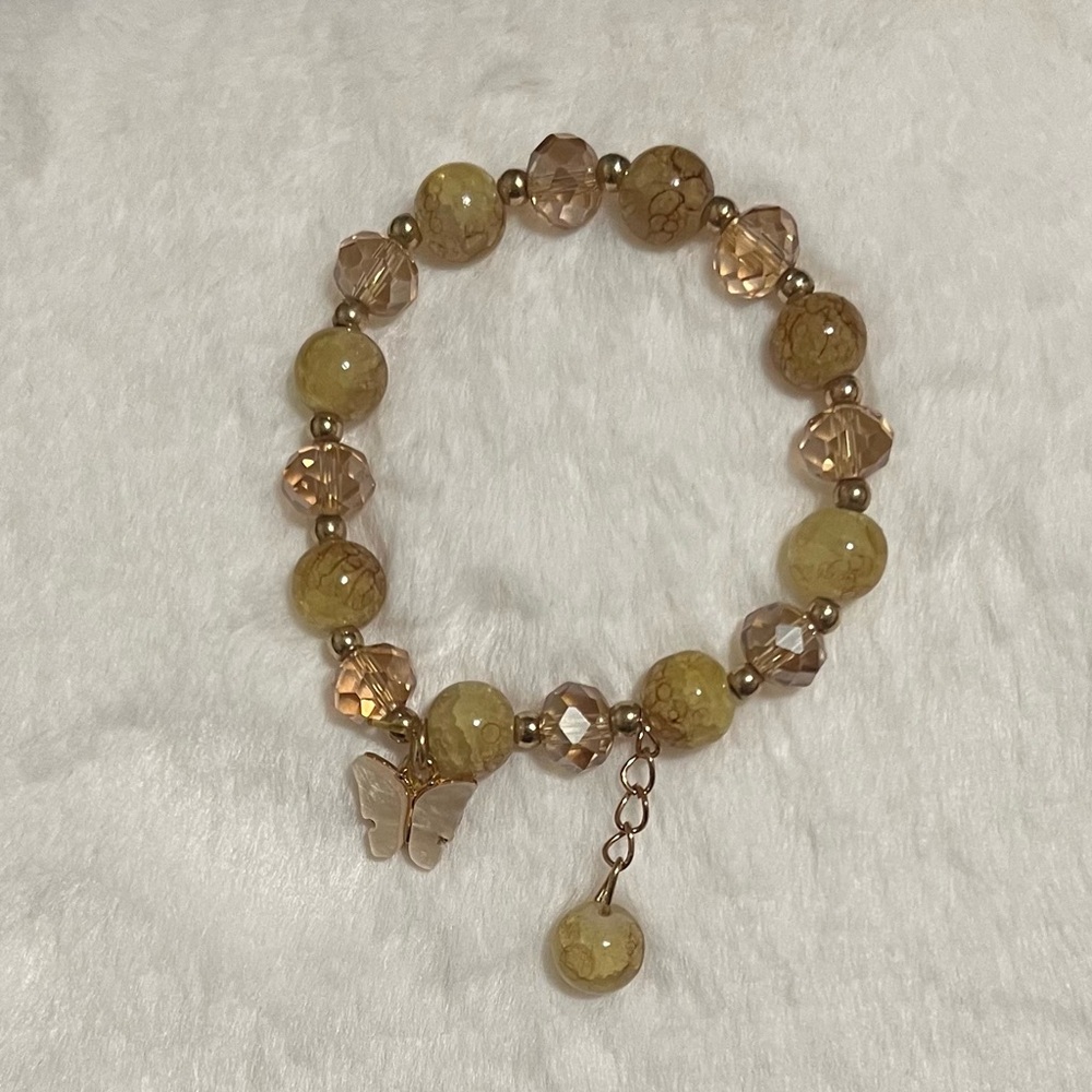 NWOT Bohemian Butterfly Stretch Charm Bracelet